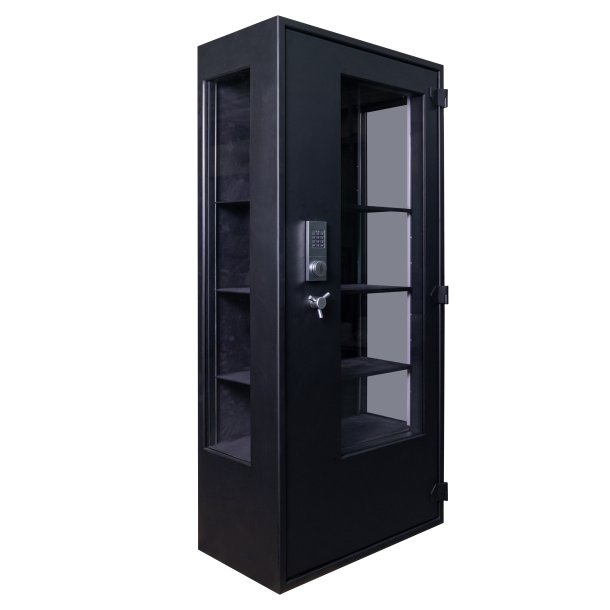 Udstillingsskab med kode ls - Grade 1 EN1143-1 - Sort